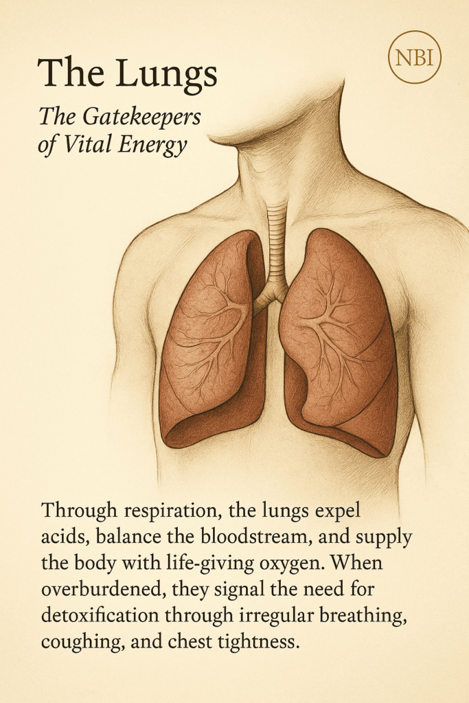 the lungs