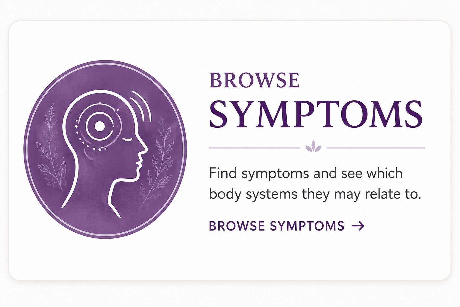 Browse Symptoms